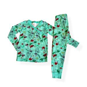 Hanna Andersson Organic Disney Little Mermaid Pajamas Set 100cm 4